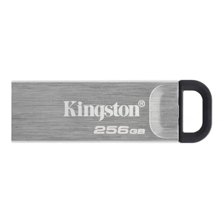 MEMORIE USB 3.2 KINGSTON 256 GB, clasica, carcasa metalic, argintiu, &quot;DTKN/256GB&quot; (timbru verde 0.03 lei)