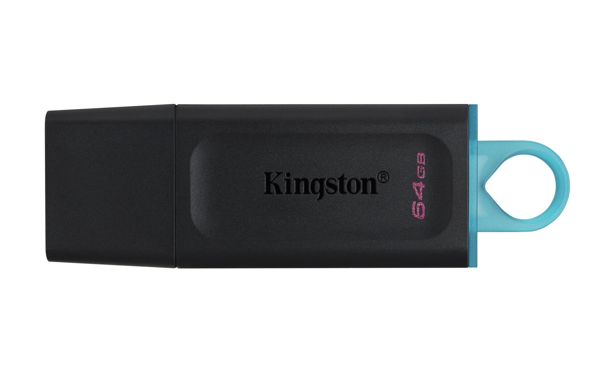 MEMORIE USB 3.2 KINGSTON 64 GB, cu capac, carcasa plastic, negru, "DTX/64GB" (timbru verde 0.03 lei) thumb