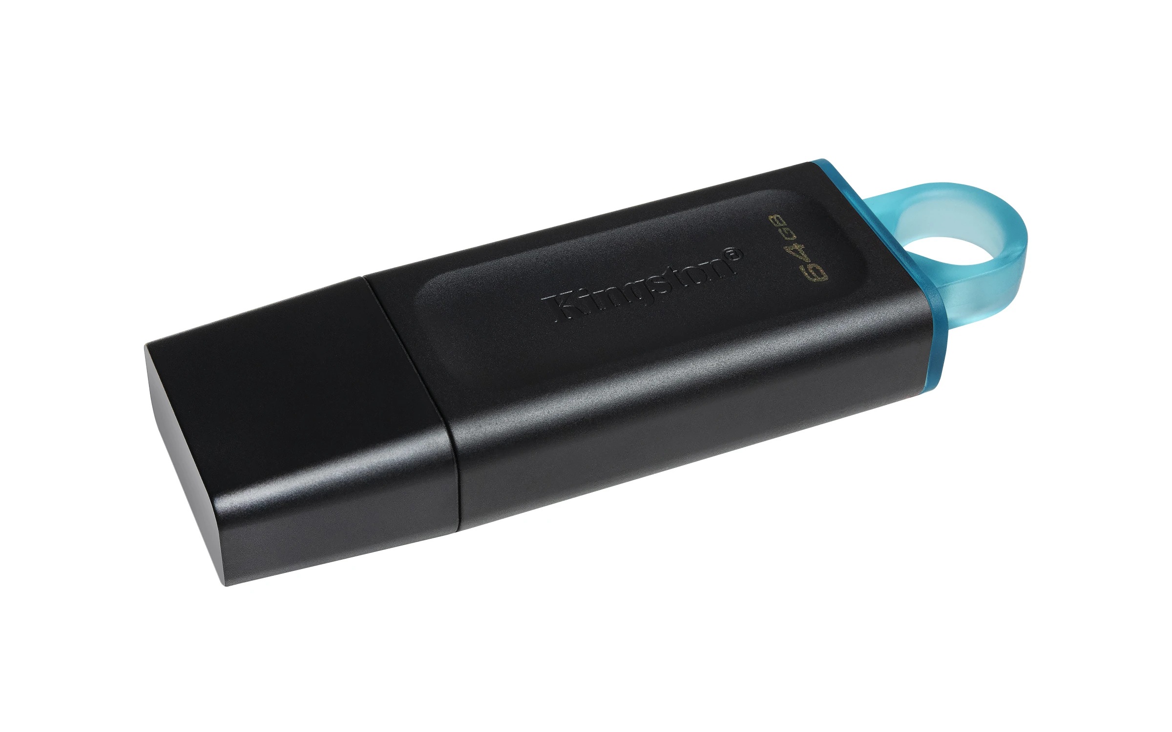 MEMORIE USB 3.2 KINGSTON 64 GB, cu capac, carcasa plastic, negru, "DTX/64GB" (timbru verde 0.03 lei) thumb