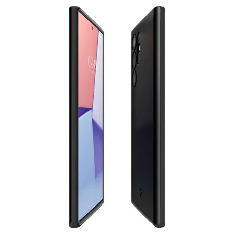 Husa Spigen Thin Fit pentru Samsung Galaxy S22 Ultra, Black
