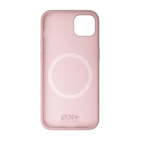 Husa Silicon Case Next One Ballet Compatibila Magsafe pentru Iphone 15  Roz