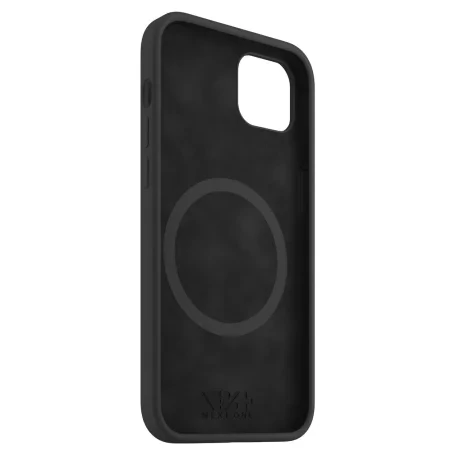 Husa Next One Silicone Case Compatibila Magsafe pentru Iphone 15  Negru