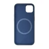 Husa Next One Silicone Case Compatibila Magsafe pentru Iphone 15 Albastru
