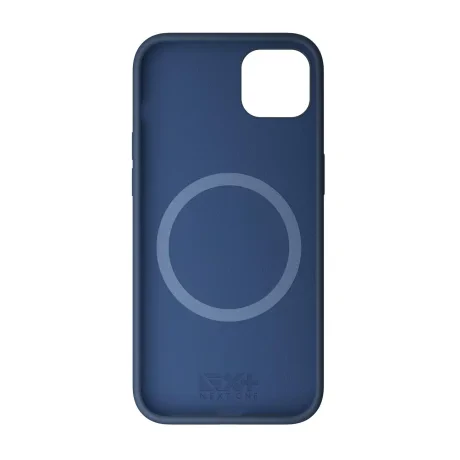 Husa Next One Silicone Case Compatibila Magsafe pentru Iphone 15 Albastru