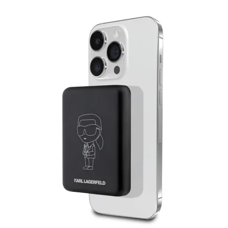 Powerbank Karl Lagerfeld Ikonik NFT MagSafe 3000mAh Black