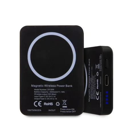 Powerbank Karl Lagerfeld Ikonik NFT MagSafe 3000mAh Black