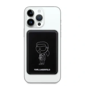 Powerbank Karl Lagerfeld Ikonik NFT MagSafe 3000mAh Black