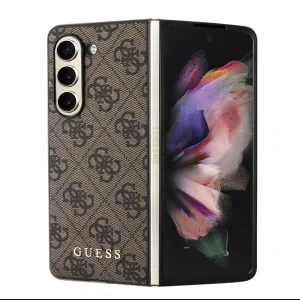 Husa Guess 4G Charms pentru Samsung Galaxy Z Fold 5 Brown