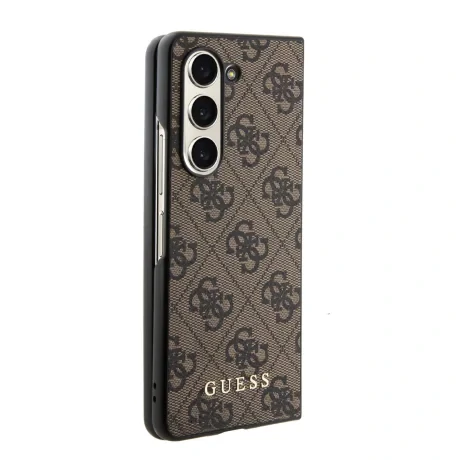 Husa Guess 4G Charms pentru Samsung Galaxy Z Fold 5 Brown