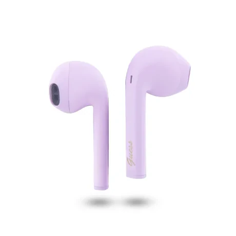 Casti Guess True Wireless Script Logo BT5.3 6H Stereo Earphones Purple