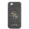 Husa spate cu logo metalic Guess PU 4G pentru iPhone 7/8/SE2020/SE2022 gri