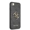 Husa spate cu logo metalic Guess PU 4G pentru iPhone 7/8/SE2020/SE2022 gri