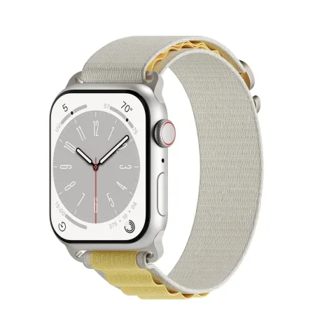 Curea de ceas Next One Adventure Loop pentru Apple Watch 41MM Alb - Galben