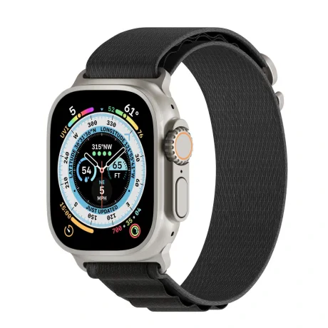 Curea de Ceas Next One Adventure Loop pentru Apple Watch 45/49MM Negru
