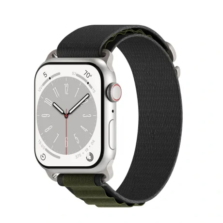 Curea de Ceas Next One Adventure Loop pentru Apple Watch 45/49MM Verde/Gri