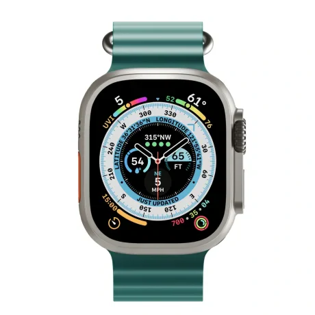 Curea Ceas H2O Next One pentru Apple Watch 45/49 MM Verde