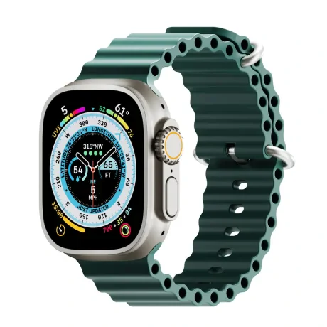 Curea Ceas H2O Next One pentru Apple Watch 45/49 MM Verde