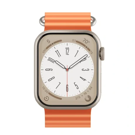 Curea Ceas H2O Next One pentru Apple Watch 45/49 MM Portocaliu
