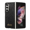 Husa Guess PC/TPU Glitter Flakes Metal Logo pentru Samsung Galaxy Z Fold 5 Black