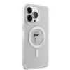 Husa Karl Lagerfeld IML Choupette MagSafe pentru iPhone 15 Pro Max Transparent