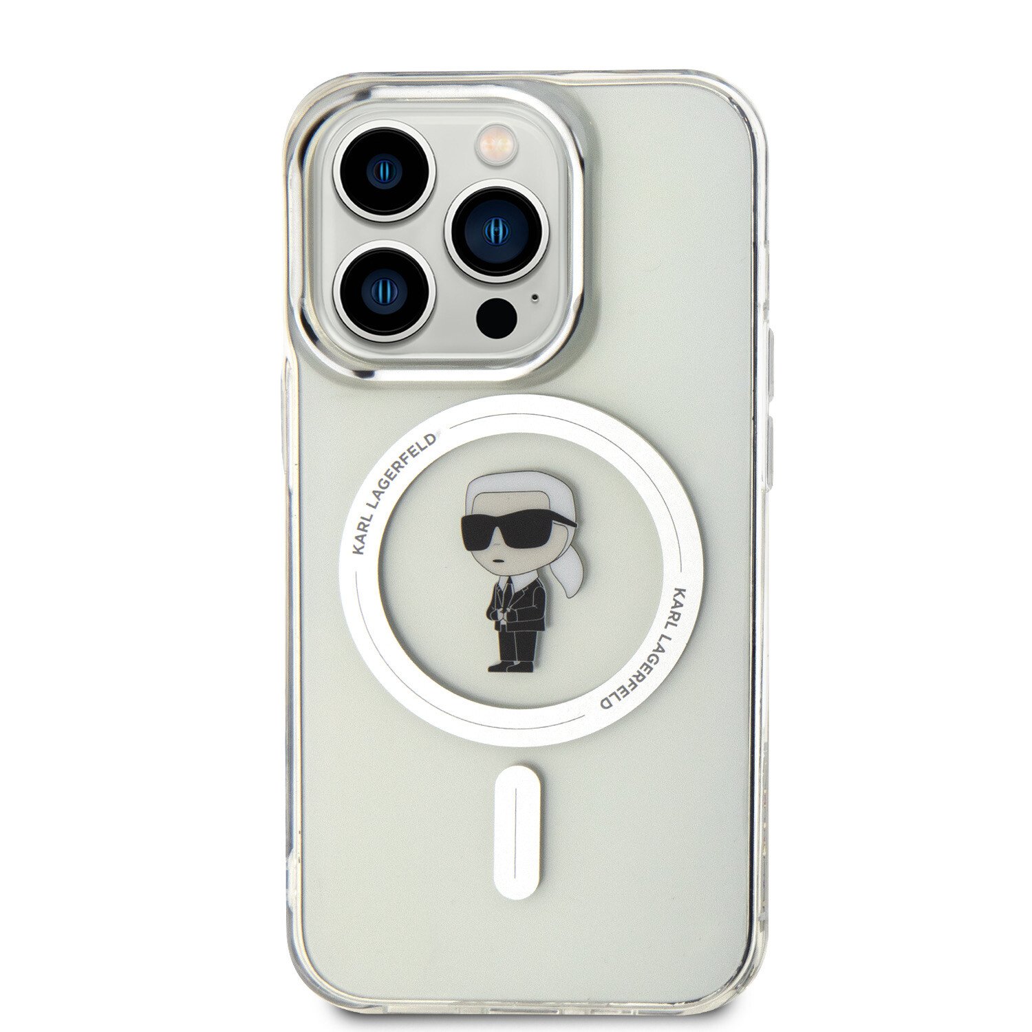 Husa Karl Lagerfeld IML Ikonik MagSafe pentruiPhone 15 Pro Max Transparent thumb