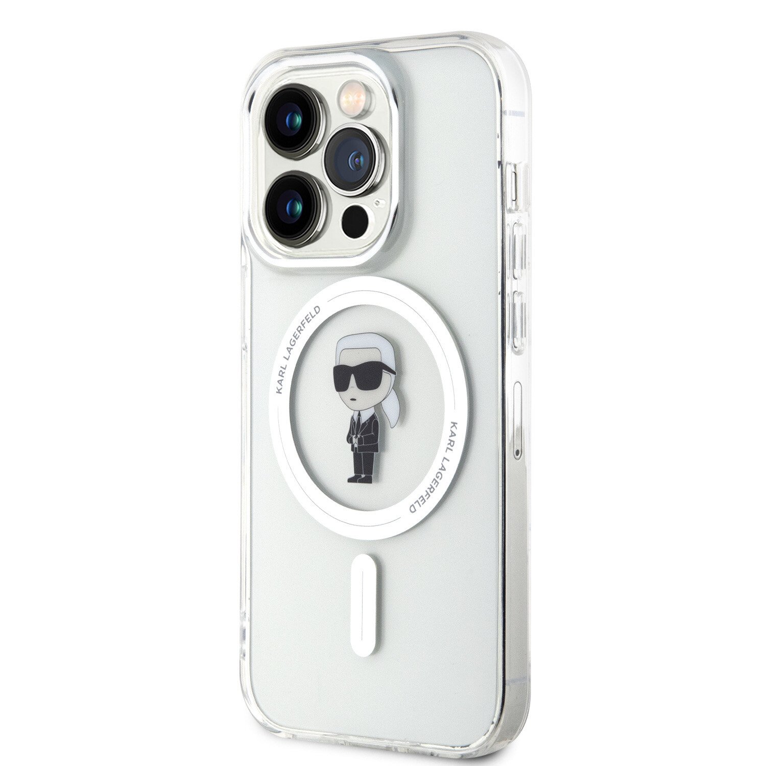 Husa Karl Lagerfeld IML Ikonik MagSafe pentruiPhone 15 Pro Max Transparent thumb