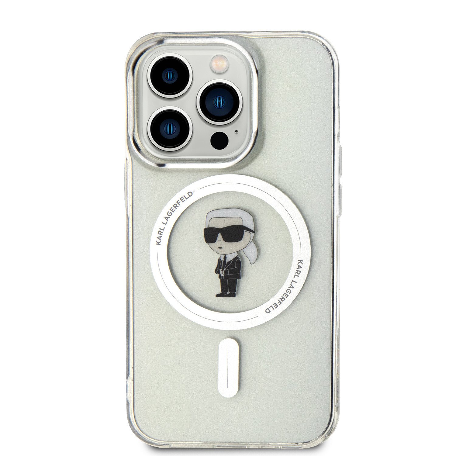 Husa Karl Lagerfeld IML Ikonik MagSafe pentru iPhone 15 Pro Transparent thumb