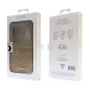 Husa Guess PC/TPU Glitter Flakes Metal Logo pentru Samsung Galaxy Z Flip 5 Gold
