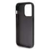 Husa Guess PU Fixed Glitter 4G Metal Logo pentru iPhone 15 Pro Max Negru