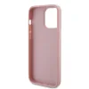 Husa Guess PU Fixed Glitter 4G Metal Logo pentru iPhone 15 Pro Max Pink