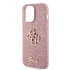 Husa Guess PU Fixed Glitter 4G Metal Logo pentru iPhone 15 Pro Max Pink