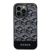 Husa Guess PU G Cube MagSafe pentru iPhone 15 Pro Max Negru