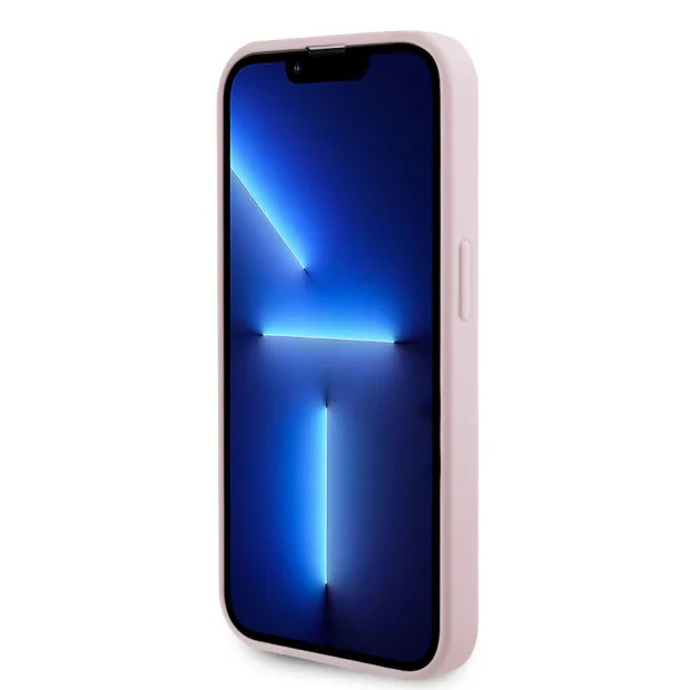 Husa Guess PU Saffiano MagSafe Zadni pentriPhone 15 Pro Pink