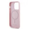 Husa Guess PU Saffiano MagSafe Zadni pentriPhone 15 Pro Pink