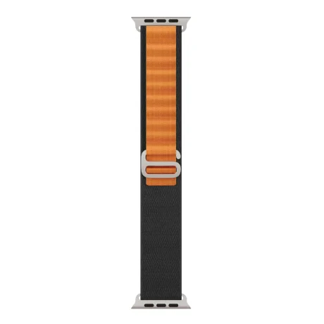 Curea de Ceas Next One Adventure Loop pentru Apple Watch 45/49MM Negru/Portocaliu