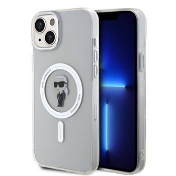 Husa Karl Lagerfeld IML Ikonik MagSafe iPhone 15 Plus Transparent thumb