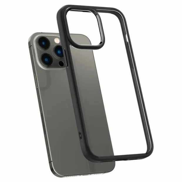 Husa cover pentru iPhone 15 Pro Max Spigen Hybrid Matte Black ACS06570