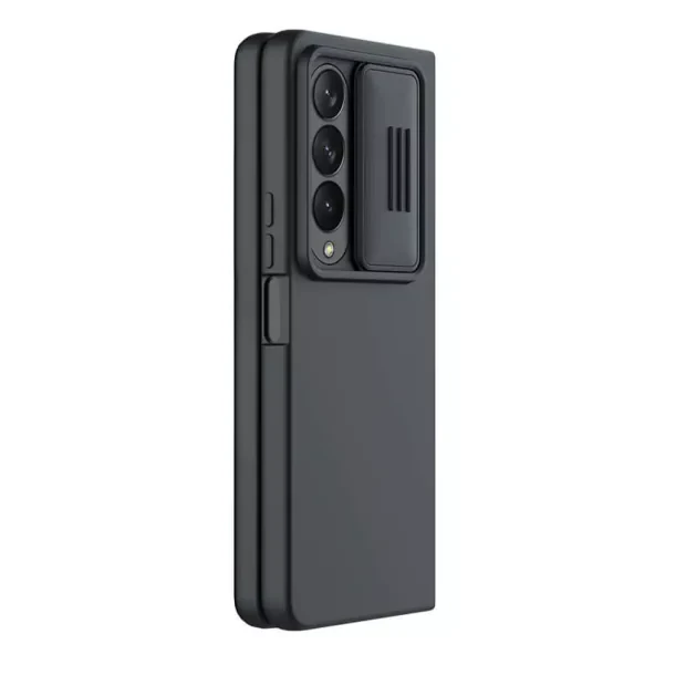 Nillkin CamShield Silky Silikonovy Kryt pro Samsung Galaxy Z Fold 4 5G Black