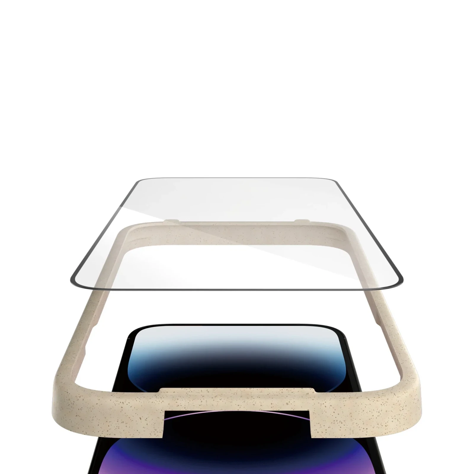 Folie Sticla Panzer UWF pentru iPhone 15 Pro cu aplicator 2810 Negru thumb