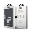 Husa Karl Lagerfeld PU Saffiano Karl and Choupette NFT Book pentru iPhone 15 Black