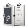 Husa Karl Lagerfeld PU Saffiano Karl and Choupette NFT Book pentru iPhone 15 Pro Max Black