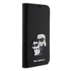 Husa Karl Lagerfeld PU Saffiano Karl and Choupette NFT Book pentru iPhone 15 Pro Max Black