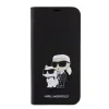 Husa Karl Lagerfeld PU Saffiano Karl and Choupette NFT Book pentru iPhone 15 Pro Max Black