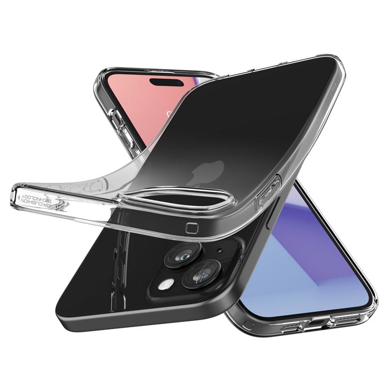 Husa Spigen Liquid Crystal pentru iPhone 15 Plus, Crystal Clear thumb