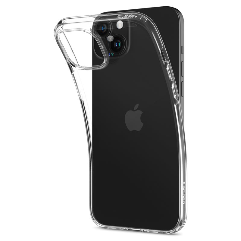 Husa Spigen Liquid Crystal pentru iPhone 15 Plus, Crystal Clear thumb