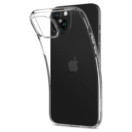 Husa Spigen Liquid Crystal pentru iPhone 15 Plus, Crystal Clear