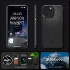 Husa Spigen Mag Armor MagSafe pentru iPhone 15 Pro Max, Matte Black