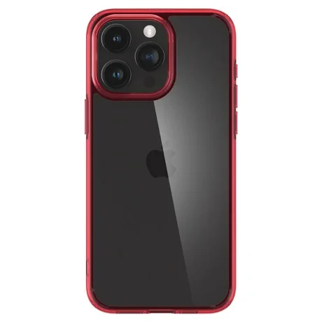 Husa Spigen Ultra Hybrid pentru iPhone 15 Pro Max, Deep Red