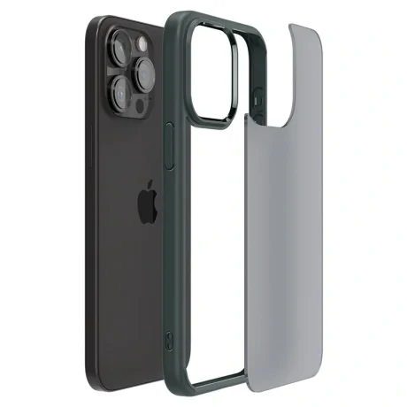 Husa Spigen Ultra Hybrid pentru iPhone 15 Pro, Frost Green