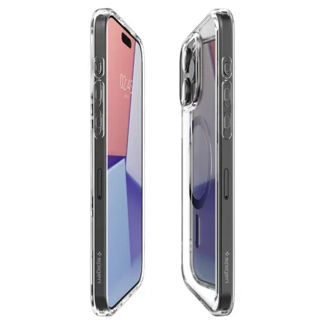 Husa Spigen Ultra Hybrid MagSafe pentru iPhone 15 Pro Max, Carbon Fiber
